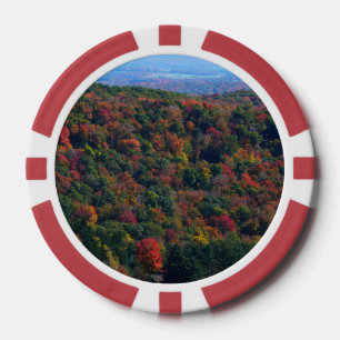 Appalachian Mountains im Herbst Pokerchips