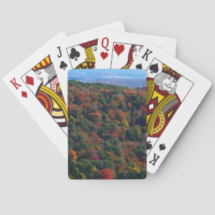 Appalachian Mountains im Herbst Spielkarten