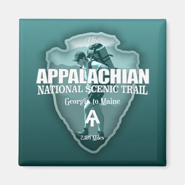 Appalachian Trail (arrowhead T) Magnet (Vorne)