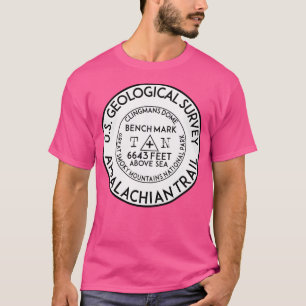 Appalachian Trail Benchmark Clingmans Dome Great S T-Shirt