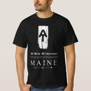 Appalachian Trail Blaze 100 Mile Wilderness Maine  T-Shirt