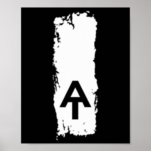 Appalachian Trail Blaze Taschen-Patch  Poster (Vorne)