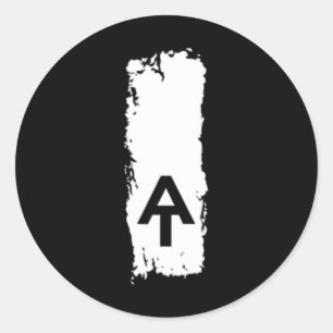 Appalachian Trail Blaze Taschen-Patch Runder Aufkleber