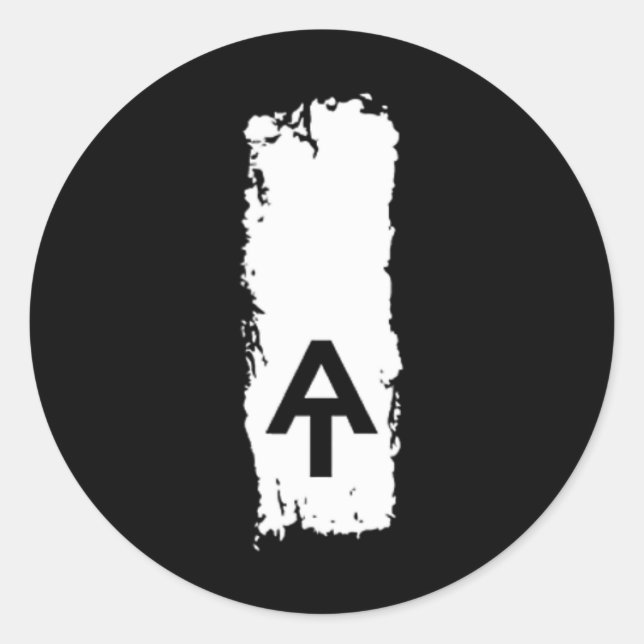 Appalachian Trail Blaze Taschen-Patch  Runder Aufkleber (Vorderseite)