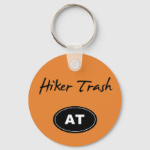 Appalachian Trail Hiker Trash Orange Schlüsselkett