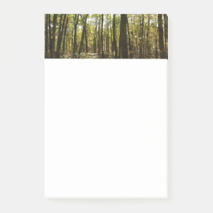 Appalachian Trail im Oktober im Shenandoah Post-it Klebezettel