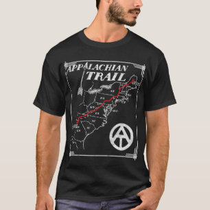 Appalachian Trail Map Staaten T-Shirt