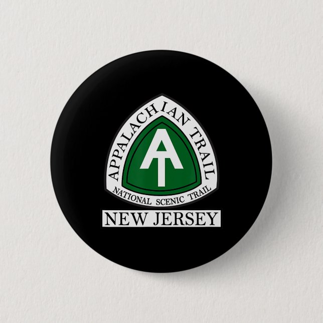Appalachian Trail New Jersey Nj  Button (Vorderseite)