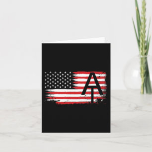 Appalachian Trail Patriotic American Flag Wanderun Karte