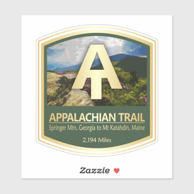Appalachian Trail (PF) Aufkleber (Blatt)