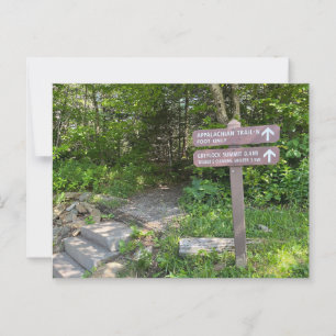 Appalachian Trail Postkarte