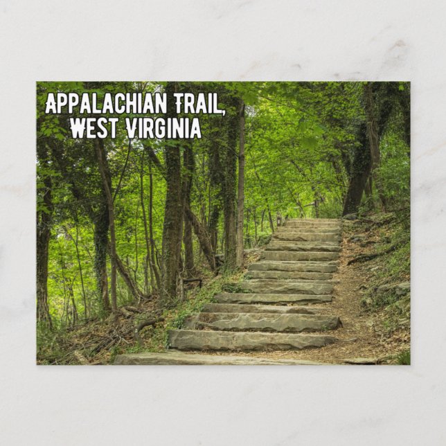 Appalachian Trail Postkarte (Vorderseite)
