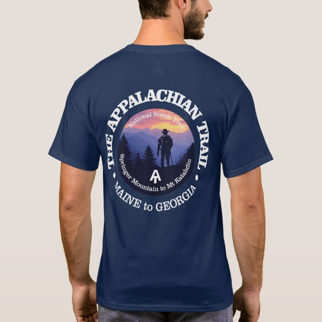 Appalachian Trail (rd2) T-Shirt (Rückseite)