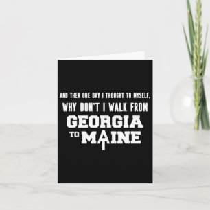 Appalachian Trail Souvenir Karte