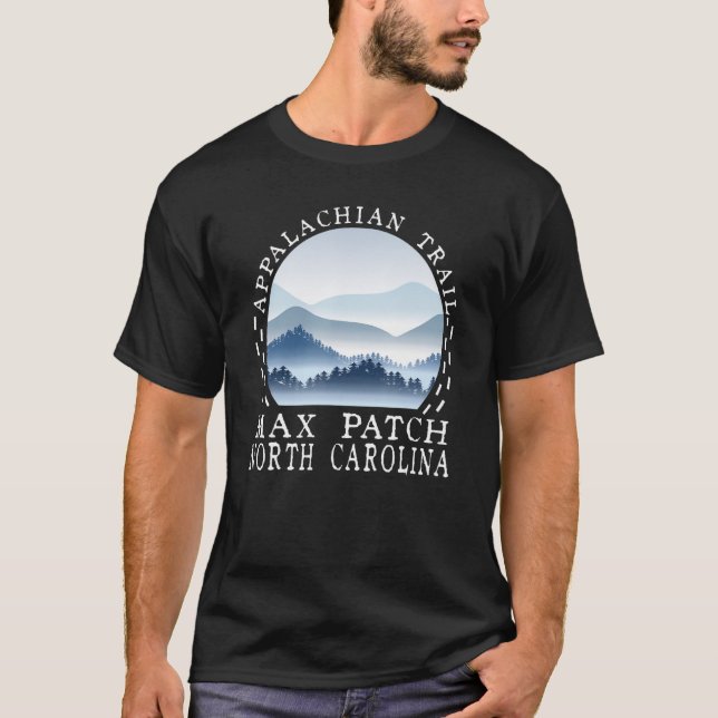 Appalachian Trail Wanderer Wandern bei Maxpatch No T-Shirt (Vorderseite)