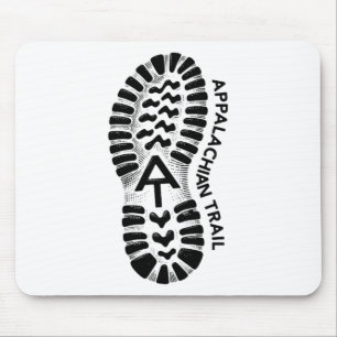 Appalachian Trail-Wanderstiefel-Abdruck Mousepad