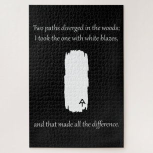 Appalachian Trail White Blaze Paths Divertiert Puzzle