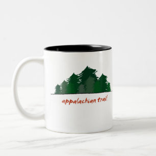 Appalachische Spur (Wald) Zweifarbige Tasse