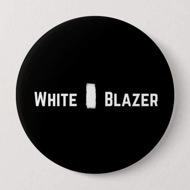 Appalachisches Hinter"Weiß-Blazer" Button (Vorderseite)