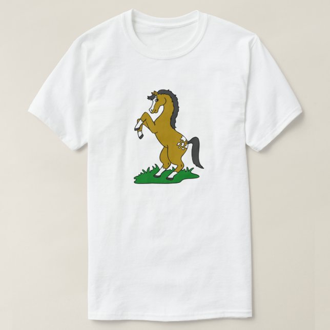 Appaloosa Hind Legs Equine Theme T-Shirt (Design vorne)