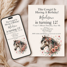 Appaloosa Horse Birthday Einladung