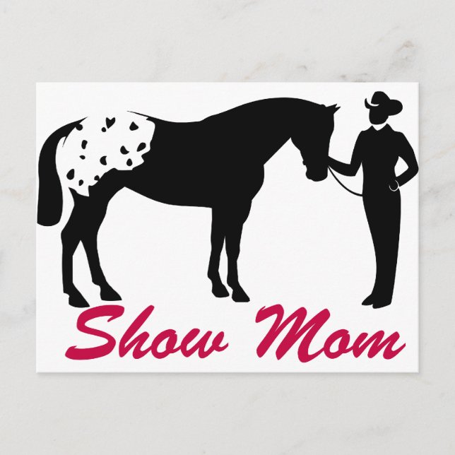 Appaloosa Horse Mama Postkarte (Vorderseite)