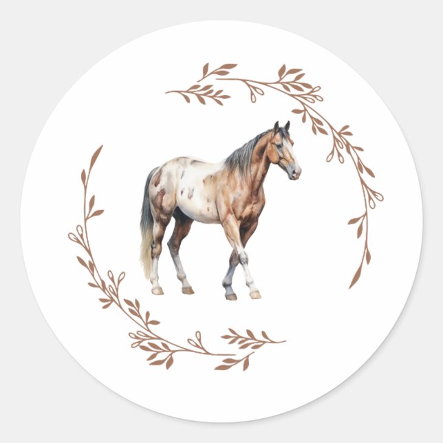 Appaloosa Horse Sticker (Vorderseite)