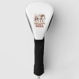 Appaloosa Mädchen Vintage Pferd Western T-Shirt De Golf Headcover