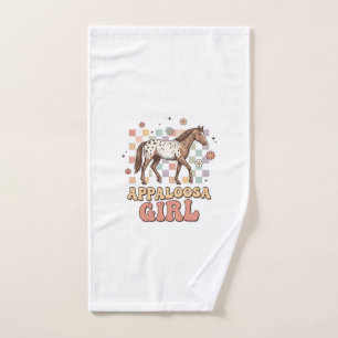 Appaloosa Mädchen Vintage Pferd Western T-Shirt De Handtuch