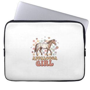 Appaloosa Mädchen Vintage Pferd Western T-Shirt De Laptopschutzhülle