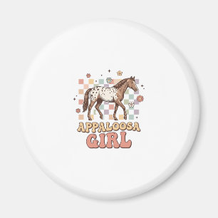 Appaloosa Mädchen Vintage Pferd Western T-Shirt De Magnet
