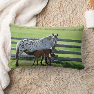 Appaloosa Mare und Colt Horse Lendenkissen