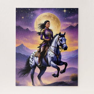 Appaloosa-Pferd Aquarell Leopard Puzzle