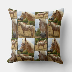 Appaloosa Pferd, Foto Collage Big Throw Kissen. Kissen
