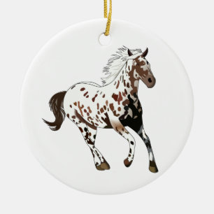 Appaloosa Pferd Keramik Ornament