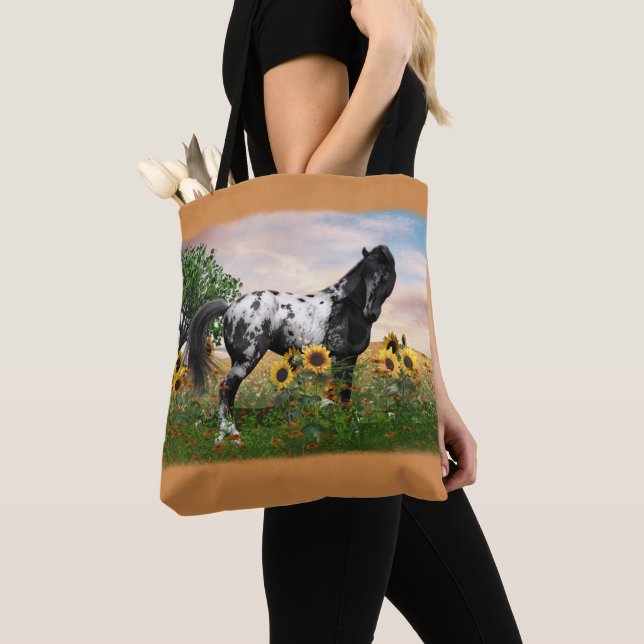 Appaloosa Pferd Tasche, Farbe anpassen (Von Nahem)