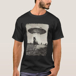 Appaloosa-Pferd UFO Alien Außerirdischer Selfie T-Shirt
