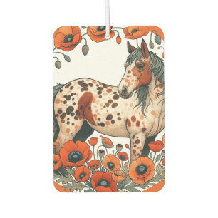 Appaloosa Pferde Mohn Appy Pferde Autolufterfrischer