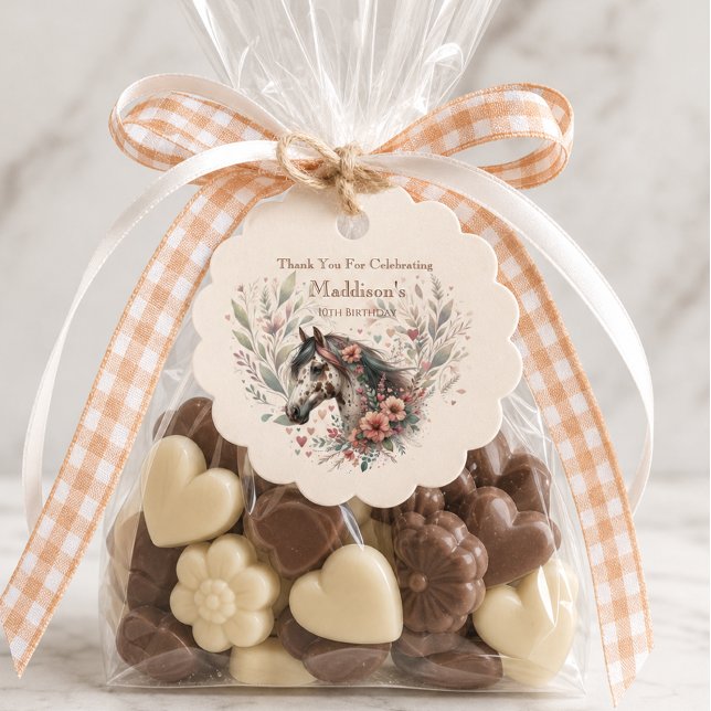 Appaloosa-Pferdegeburtstag  Geschenkanhänger (Von Creator hochgeladen)