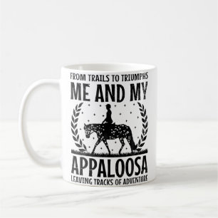 Appaloosa-Pferdeliebhaber Pferde Reiten Sattel Auf Kaffeetasse