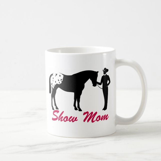 Appaloosa-Pferdeshow-Mama Kaffeetasse (Rechts)