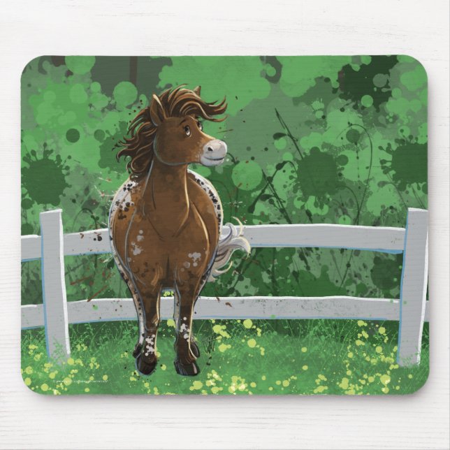 Appaloosa Pony Mousepad (Vorne)