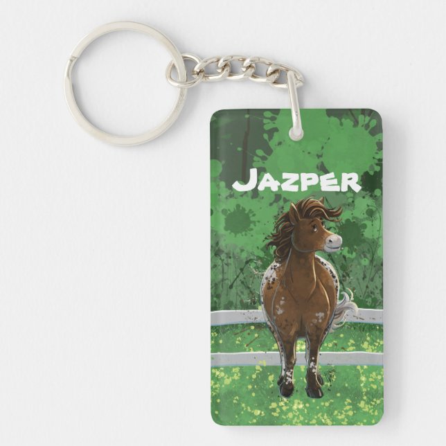 Appaloosa Pony Schlüsselanhänger (Vorderseite)