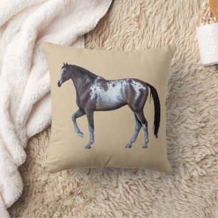 Appaloosa-Stute   Laufendes Westernpferd - Kissen