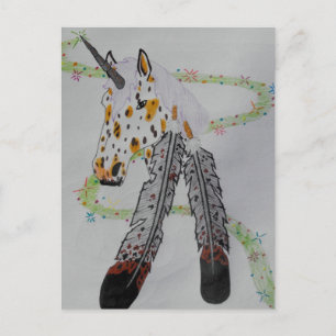 Appaloosa Unicorn Geschenkartikel Postkarte