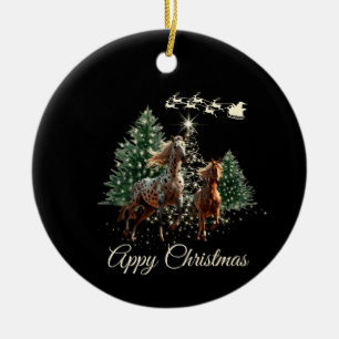 Appaloosa Weihnachten Keramik Ornament