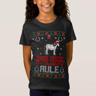 Appaloosas Rule Pet Liebhaber Weihnachten Ugly Swe T-Shirt