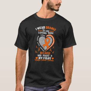 Apparel Orange Ehefrau Multiple Sklerose Awarenes T-Shirt
