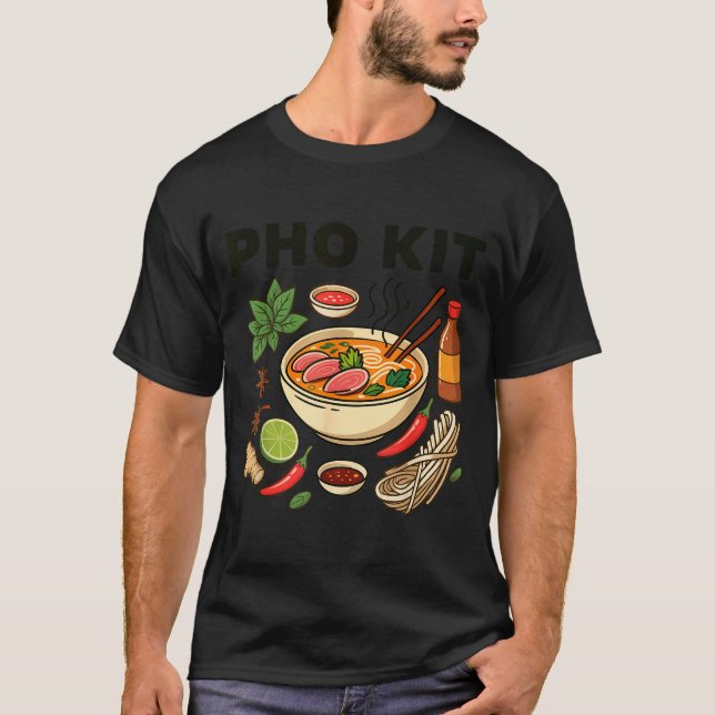 Apparel Pho Kit - Asian Vietnamese Noodle Soup Rec T-Shirt (Vorderseite)