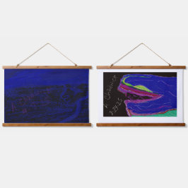 Apparition and Mythological Art Tapestry Set Wandteppich Mit Holzrahmen